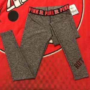 Pink Rutgers Leggings